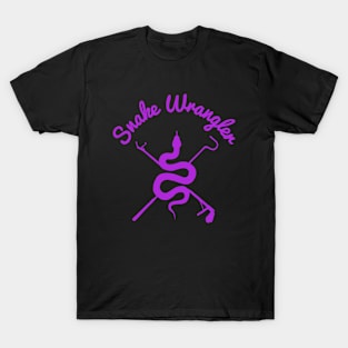 Snake Wrangler Purple Logo T-Shirt